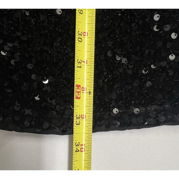 H&M Black Sequin Mini Dress - Picture 6 of 8